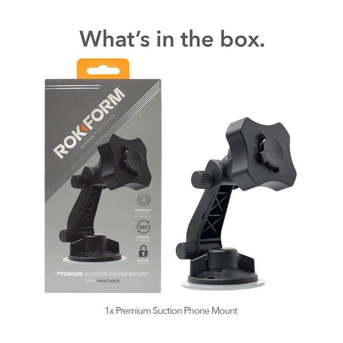 Roklock Windshield Suction Mount