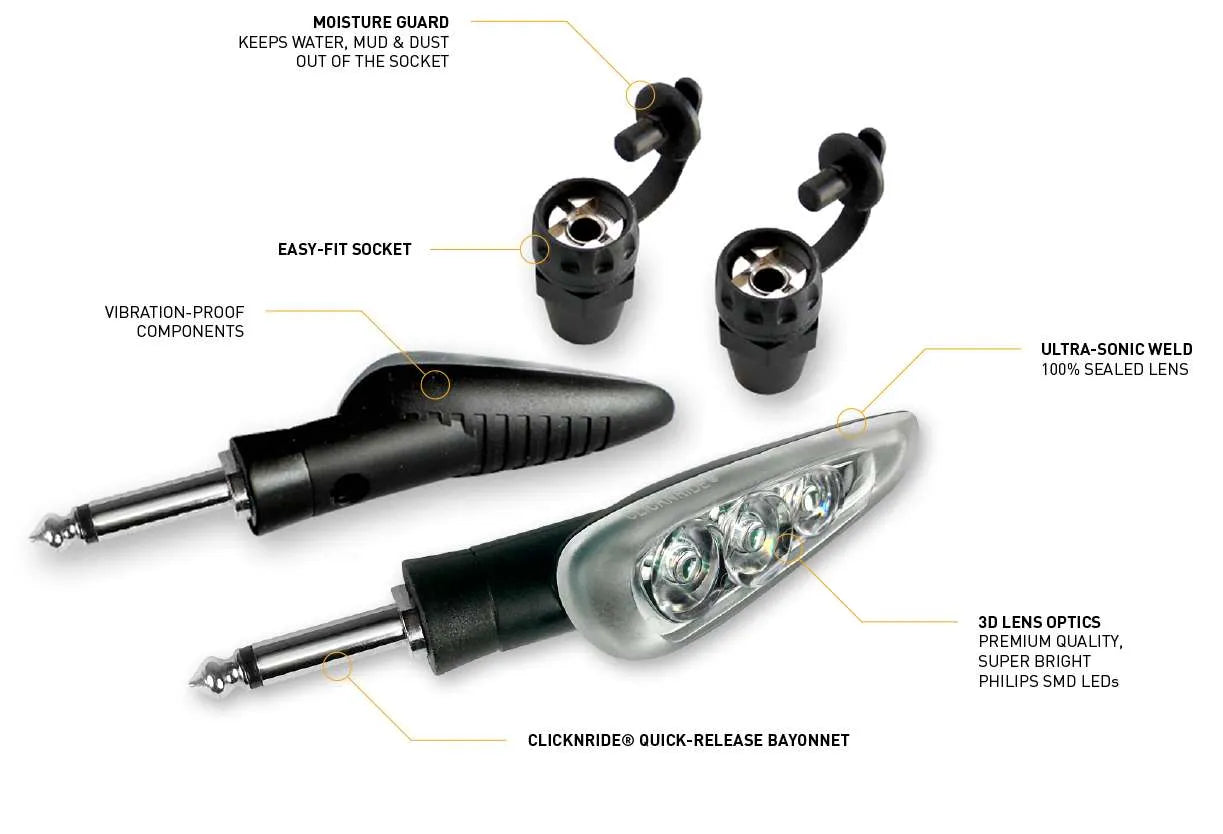 4 Pack Removable LED Turn Signals