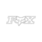 Corporate TDC Sticker Accessories Novelty Fox 3" White 