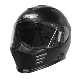Ghost Bandit Helmets Street Simpson MD Matte Black 