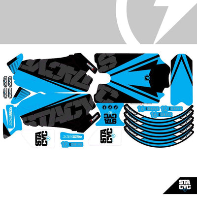 Graphics Kit-Electrify Cyan
