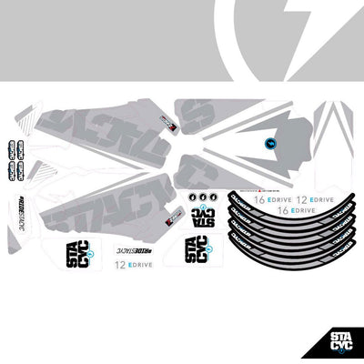 Graphics Kit-Electrify White