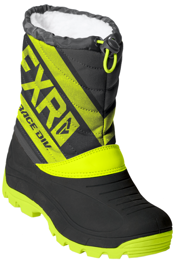 Youth Octane 19 Boots Snow FXR 25 Black/Hi-Vis 