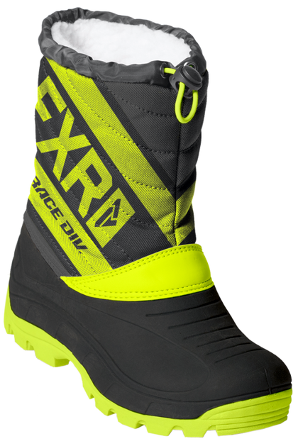 Youth Octane 19 Boots Snow FXR 25 Black/Hi-Vis 
